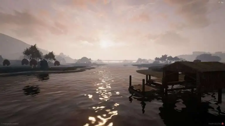 Pier at dusk