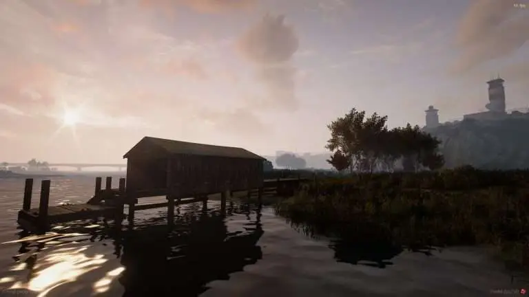 Pier at sunset